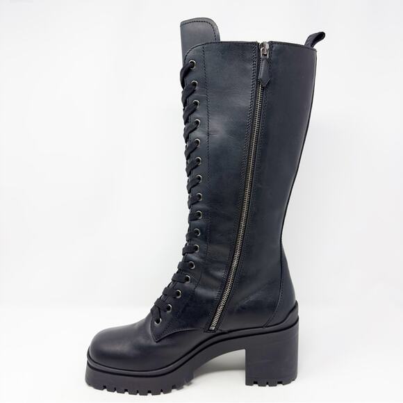 Miu Miu Black Military Combat Boots Size 41 - Picture 9 of 13